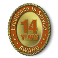 Excellence in Service - 14 Year Award